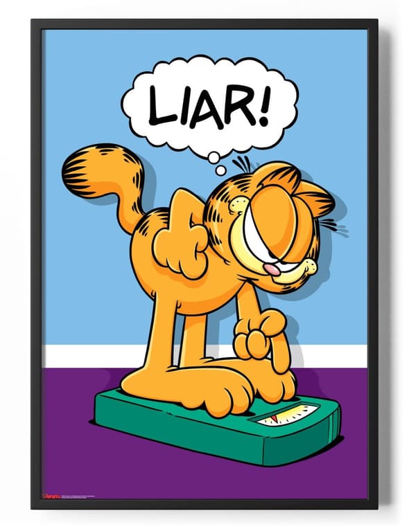 Garfield LIAR! Poster 50x70