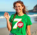 Miniatyrbild 2 av 2: 7-UP Logo Girly Tee