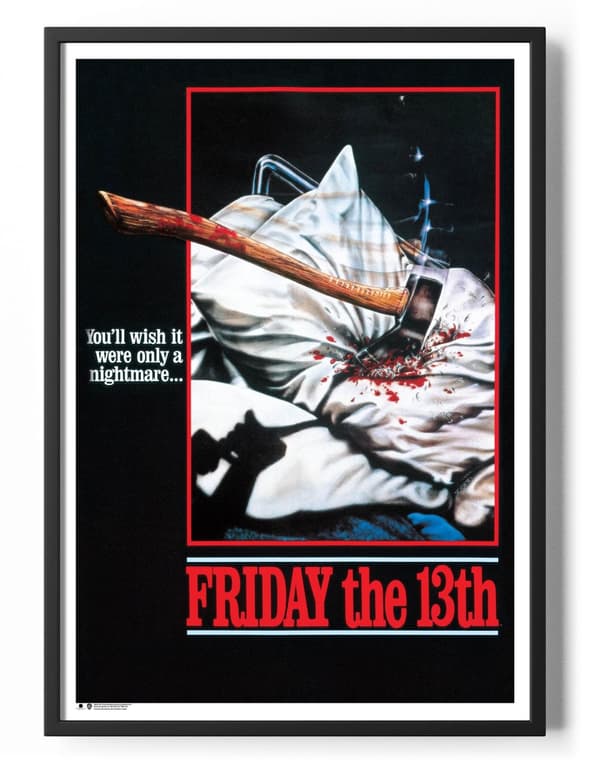Friday The 13th Vintage Poster 50x70