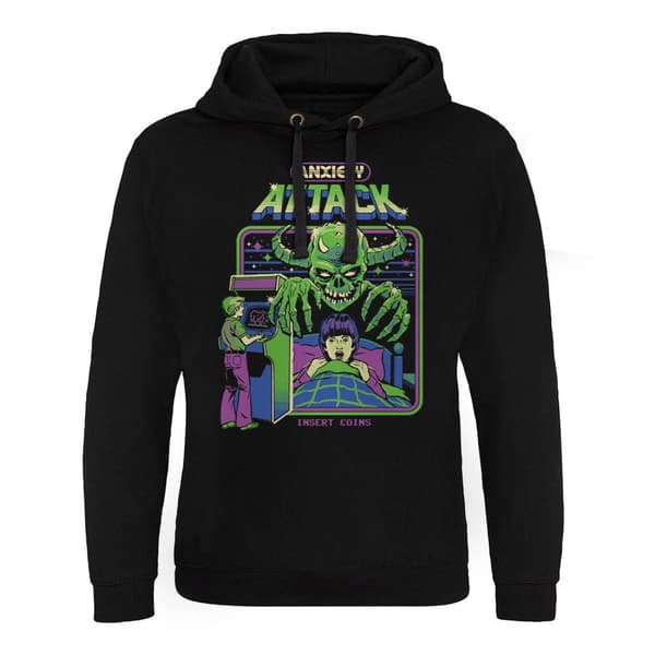 Anxiety Attack Epic Hoodie Black XX-Large