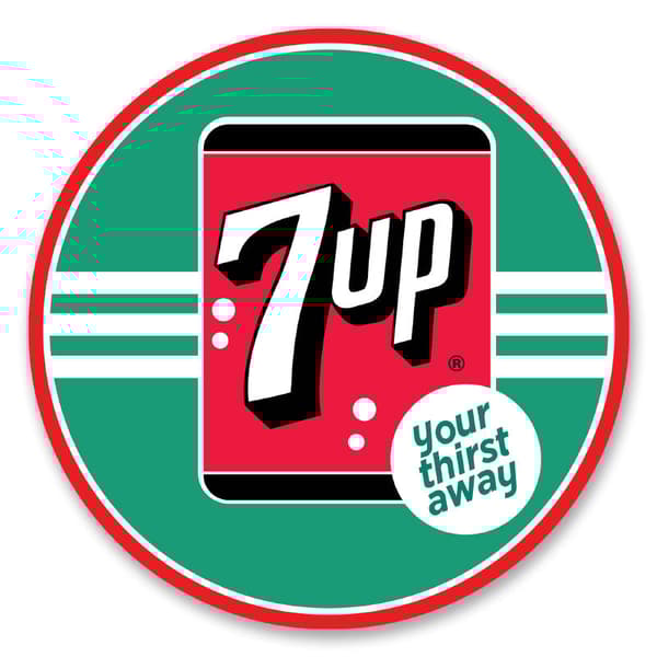 7-Up Your Thirst Away Sticker