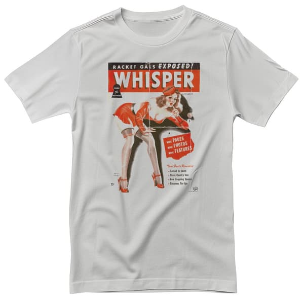 Wisper Magazine Exposed T-Shirt White Small