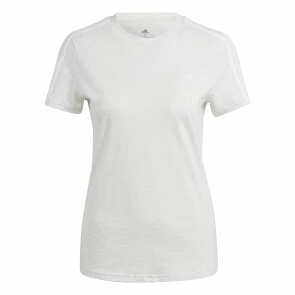 T-shirt med kortärm Dam Adidas 3S Vit - M