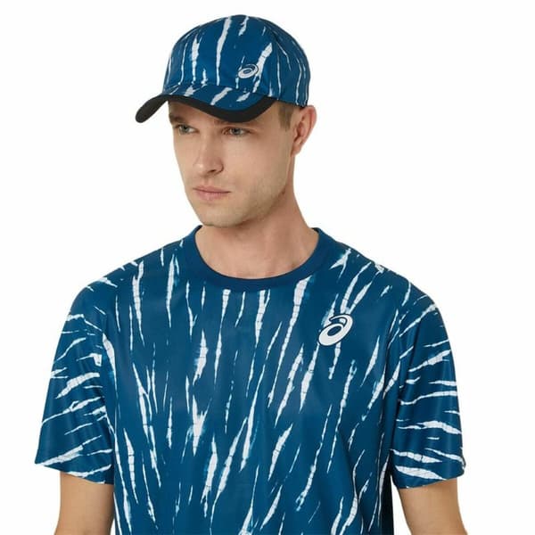 Kortærmet Sport T-shirt Asics Game Ss Top Blå Tovtrækning - XL