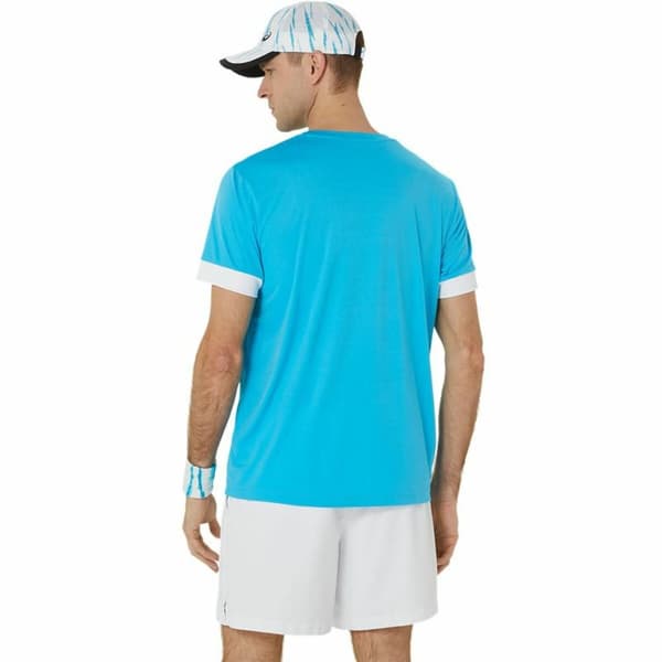 Lyhythihainen urheilupaita Asics Court Ss Top Taivaansininen Tennis - M