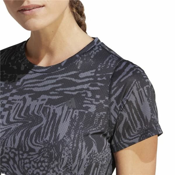 T-shirt med kortärm Dam Adidas Ri 3B Aop Svart - M