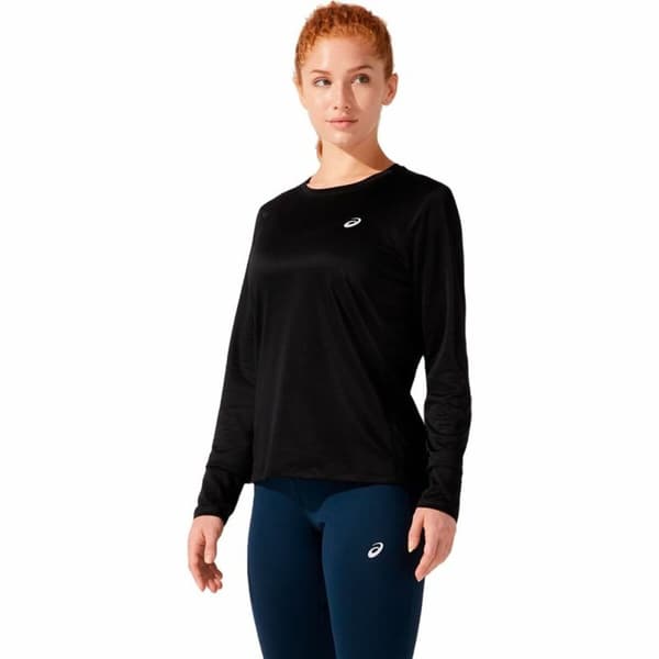 Skjorta med lång ärm Dam Asics Core LS Svart - XS
