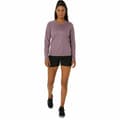 Miniatyrbilde 5 av 6: Langarmet Genser til Kvinner Asics Core Ls Top Rosa Plomme - M