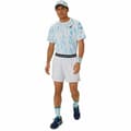 Miniatyrbilde 6 av 8: Kortermet sport-t-skjorte Asics Game Ss Top Hvit Lyse Blå Tennis - M