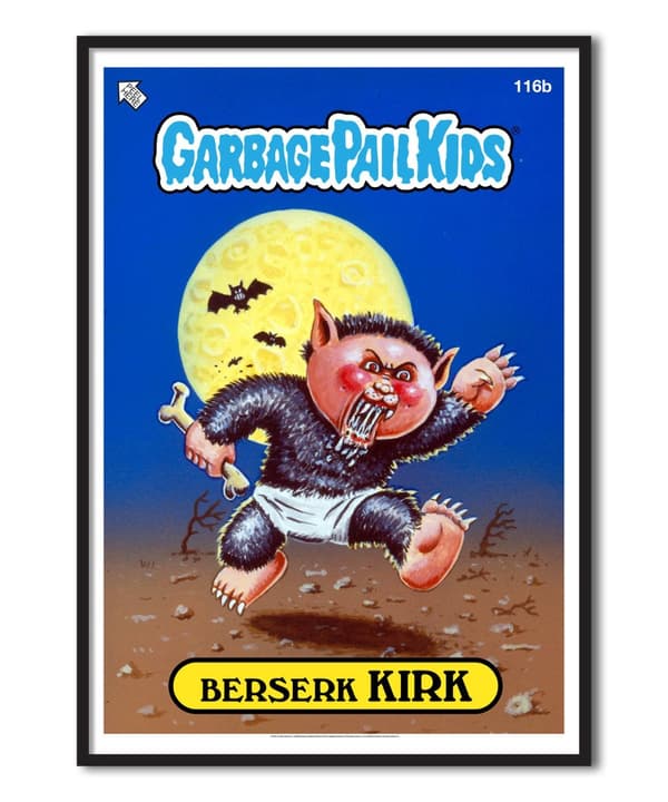 Garbage Pail Kids - Berserk Kirk Poster 50x70
