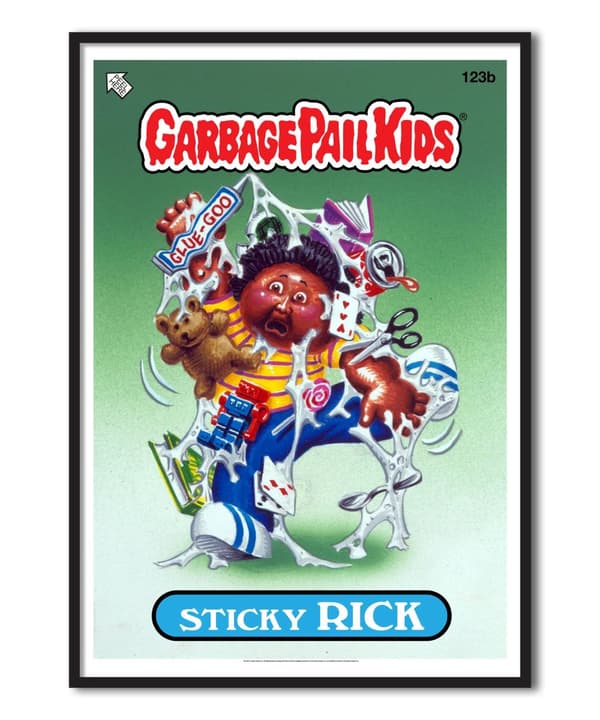 Garbage Pail Kids - Sticky Rick Poster 50x70