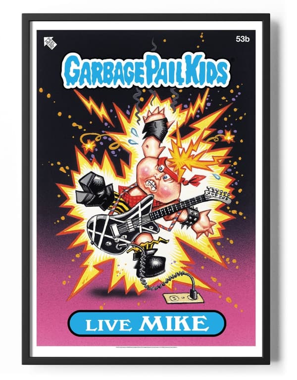 Garbage Pail Kids - Live Mike Poster 50x70