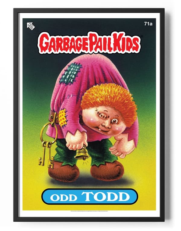 Garbage Pail Kids - Odd Todd Poster 50x70