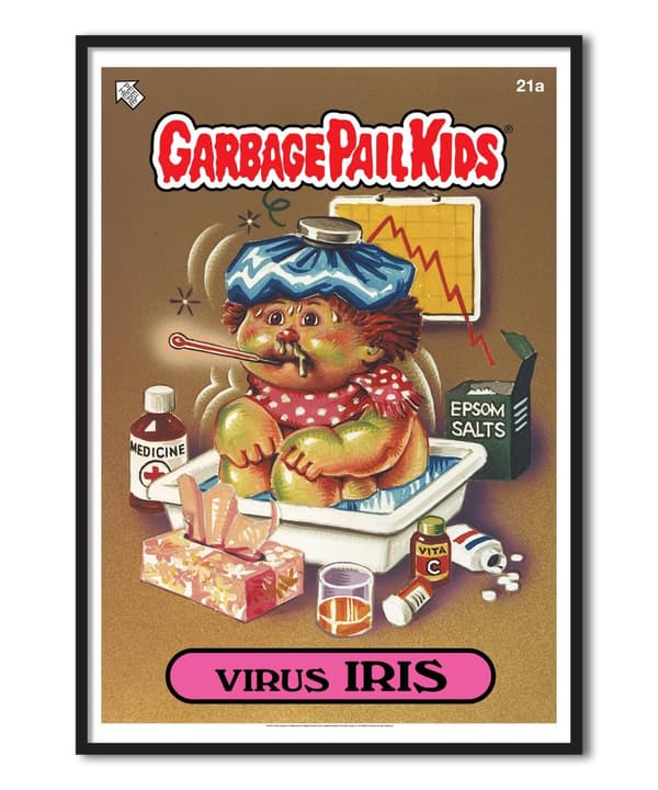 Garbage Pail Kids - Virus Iris Poster 50x70