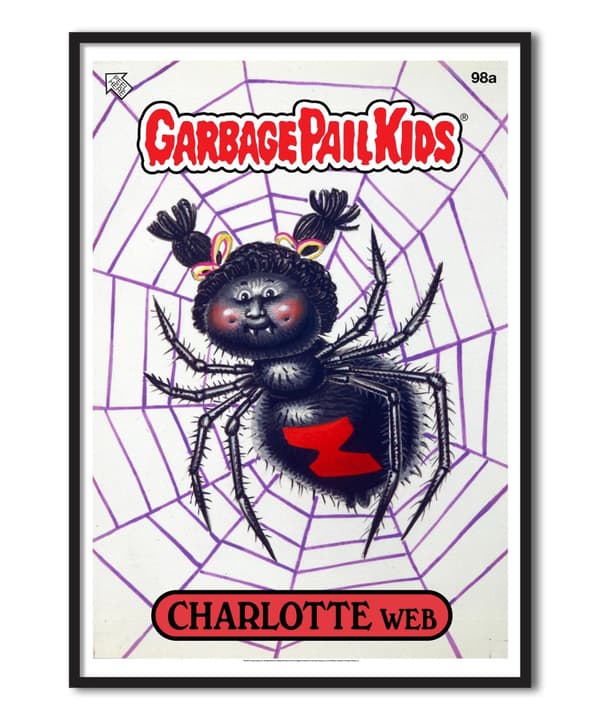 Garbage Pail Kids - Charlotte Web Poster 50x70