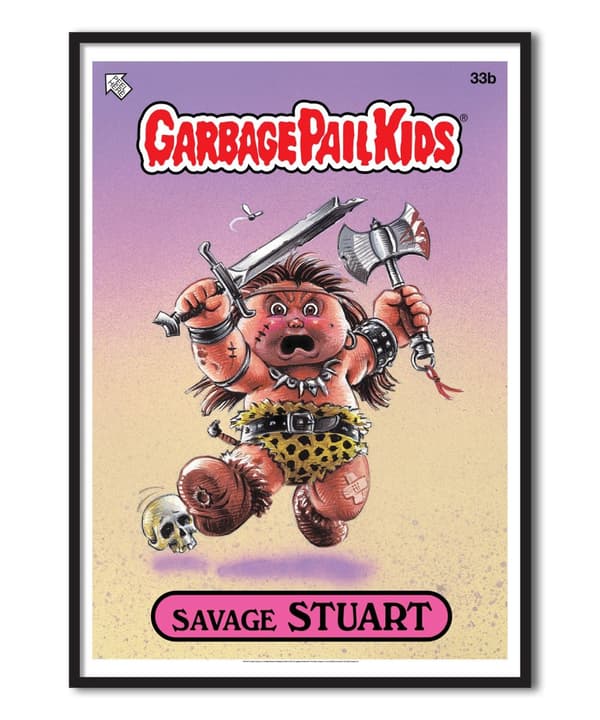Garbage Pail Kids - Savage Stuart Poster 50x70