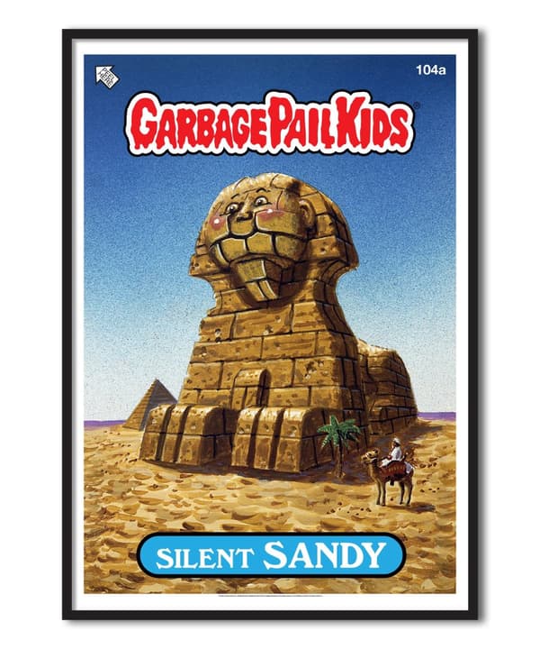 Garbage Pail Kids - Silent Sandy Poster 50x70