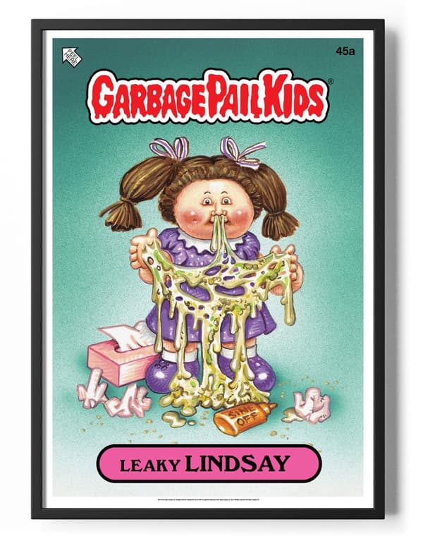 Garbage Pail Kids - Leaky Lindsay Poster 50x70