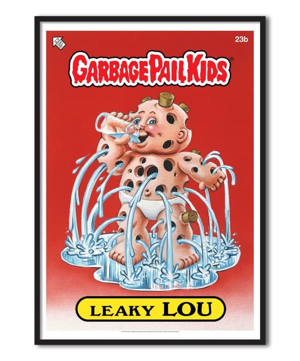 Garbarge Pail Kids - Leaky Lou Poster 50x70