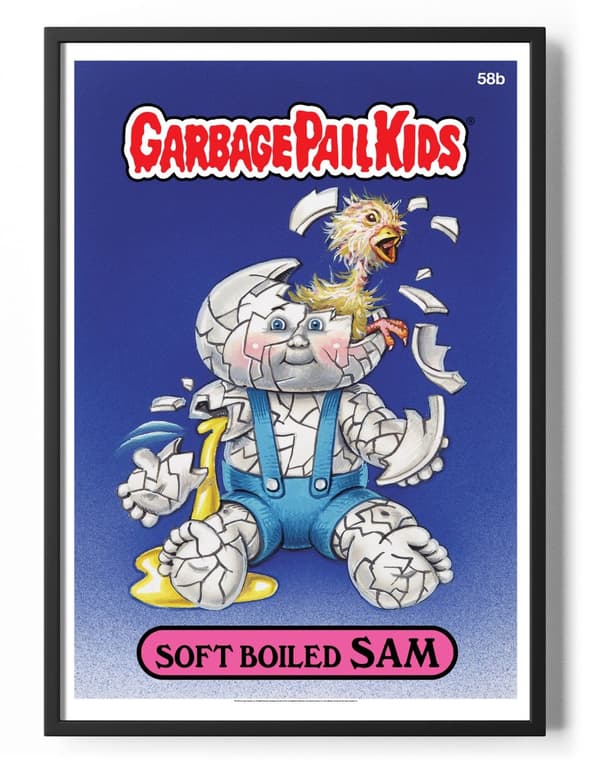 Garbage Pail Kids - Soft Boiled Sam Poster 50x70