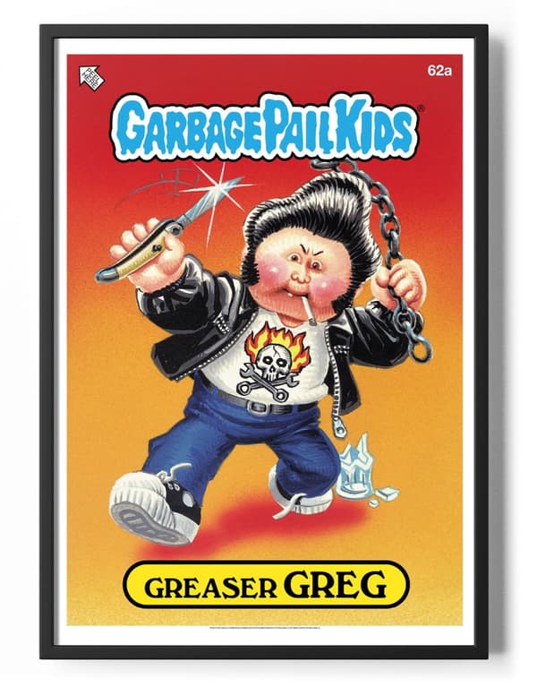 Garbage Pail Kids - Greaser Greg Poster 50x70
