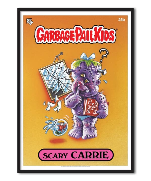 Garbage Pail Kids - Scary Carrie Poster 50x70