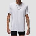 Miniatyrbillede 2 af 4: Kortærmet T-shirt til Mænd Nike Flight Base Tee JM0625 001 Hvid - XL