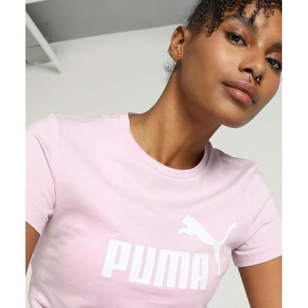 T-shirt med kortärm Dam Puma ESS LOGO TEE 586775 60 Rosa - XS
