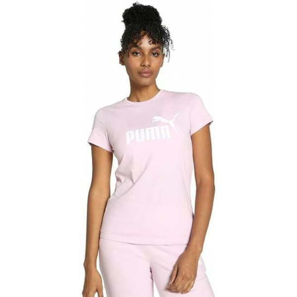 T-shirt med kortärm Dam Puma ESS LOGO TEE 586775 60 Rosa - XS