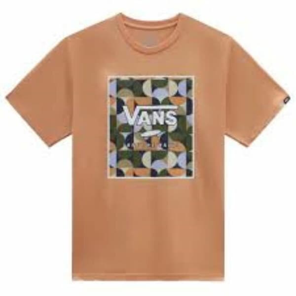 Kortarmet T-skjorte til Menn Vans MN CLASSIC PRINT BOX VN0A5E7YD051 Oransje - L