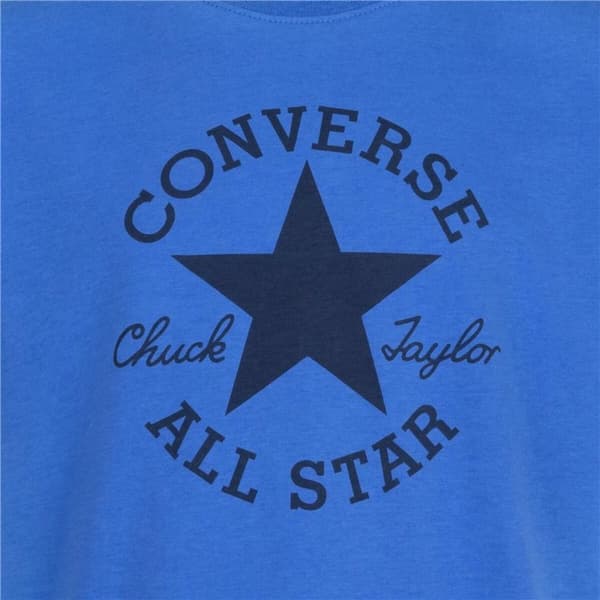 Børne Kortærmet T-shirt Converse Sustainable Core Sse Blå - 13-15 år