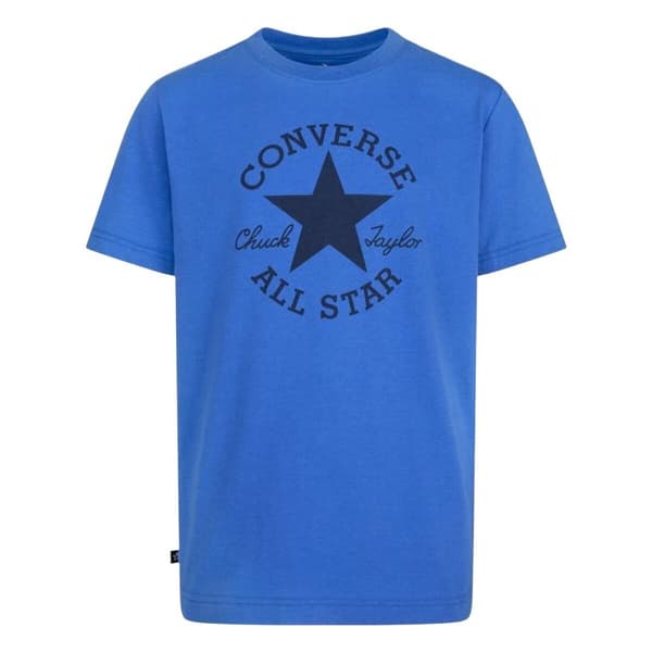 Børne Kortærmet T-shirt Converse Sustainable Core Sse Blå - 13-15 år