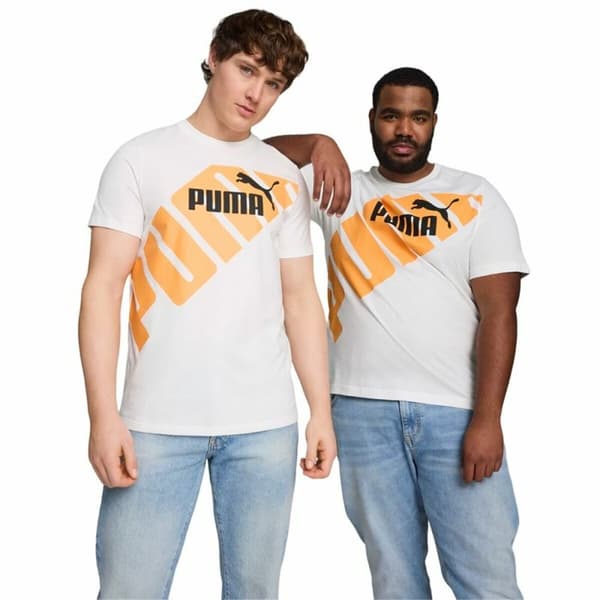 T-shirt med kortärm Herr Puma Power Graphic - L