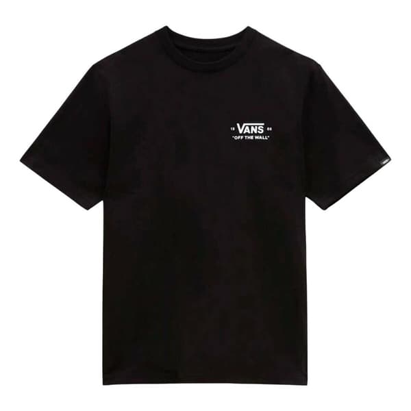Barne Kortermet T-skjorte Vans Essential Svart - 8-10 år