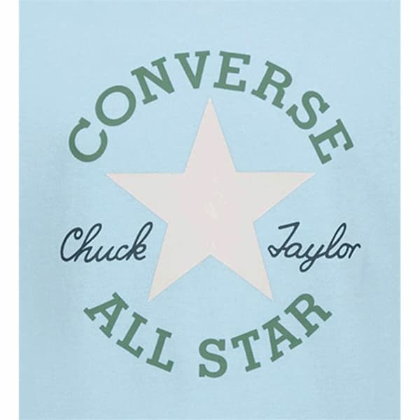 Børne Kortærmet T-shirt Converse Sustainable Core Sse Himmelblå - 13-15 år