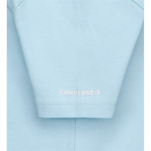 Børne Kortærmet T-shirt Converse Sustainable Core Sse Himmelblå - 13-15 år