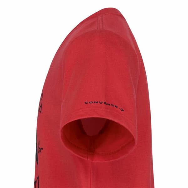 Børne Kortærmet T-shirt Converse Sustainable Core Sse Rød - 13-15 år