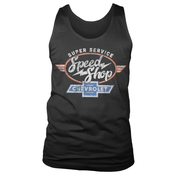 Chevrolet Speed Shop Tank Top Black XX-Large