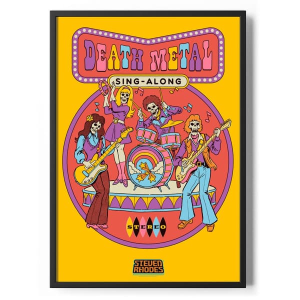 Death Metal Sing-Along Poster Standard 50x70