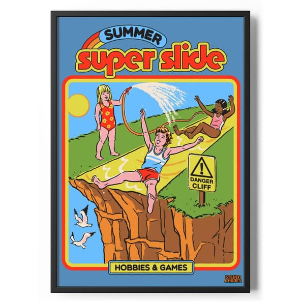 Summer Super Slide Poster Standard