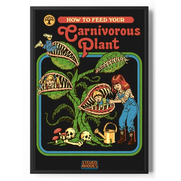 Carnivorous Plant Poster Standard