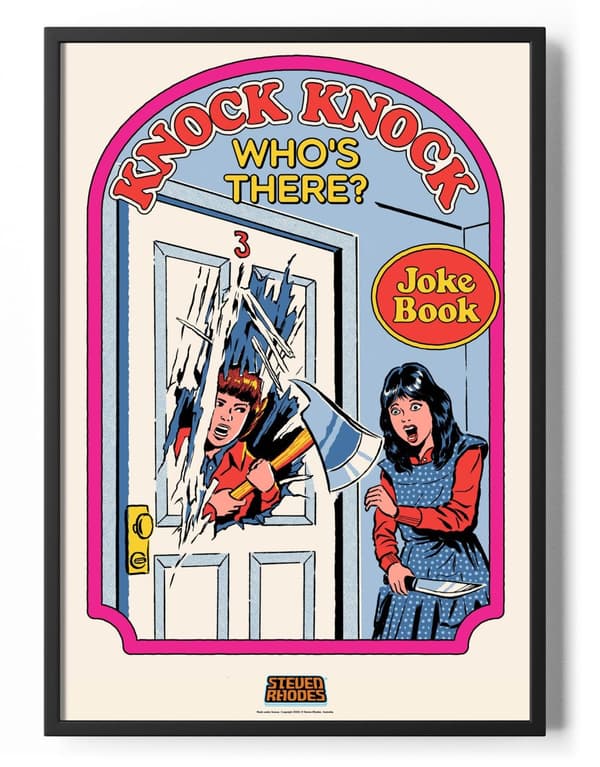 Knock Knock... Who's There Poster 50x70