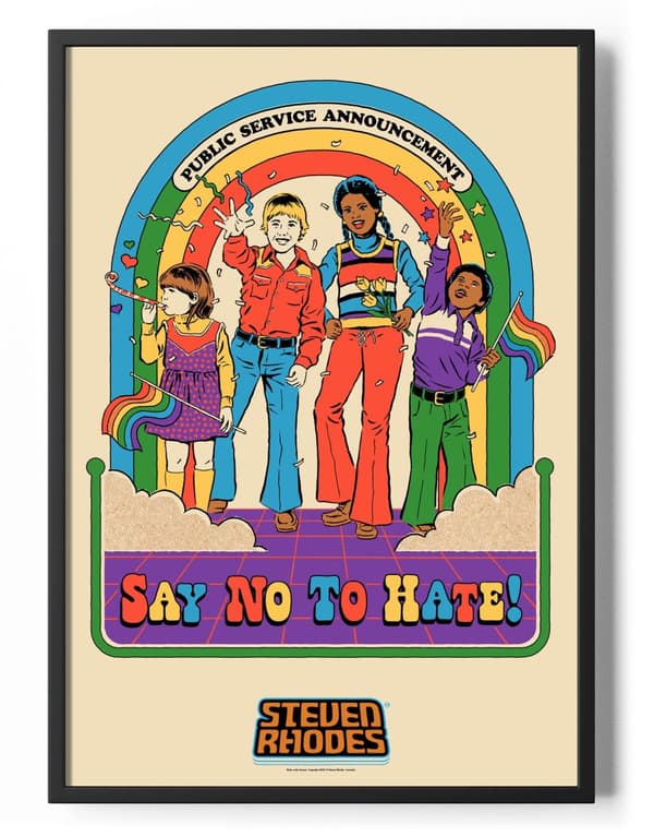 Say No To Hate Poster 50x70