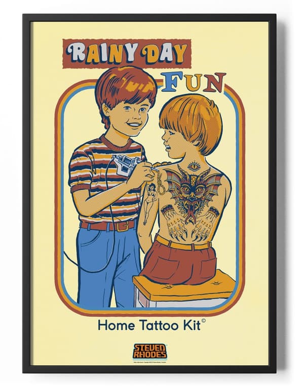 Rainy Day Fun Poster 50x70