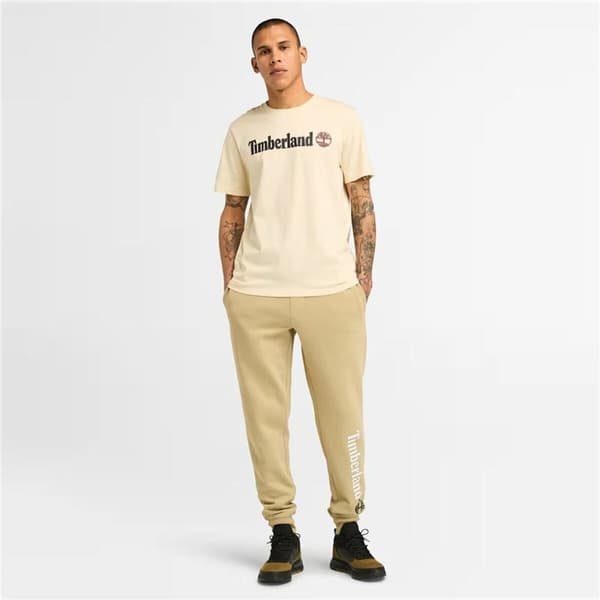 T-shirt med kortärm Herr Timberland Kennebec River Linear Logo - XL