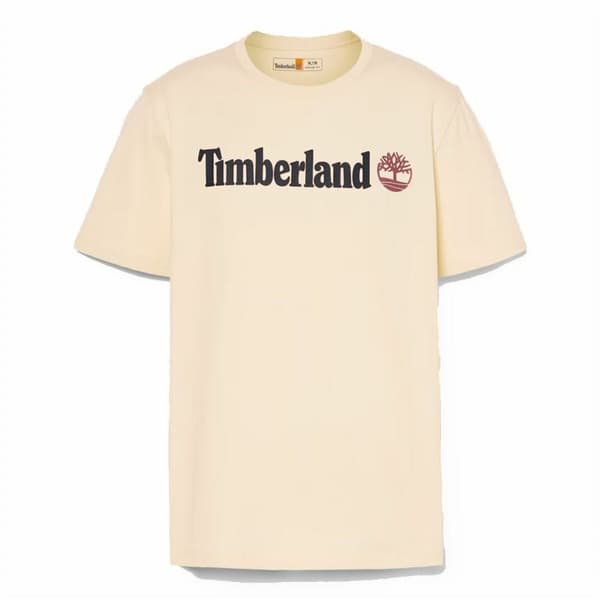 T-shirt med kortärm Herr Timberland Kennebec River Linear Logo - XL