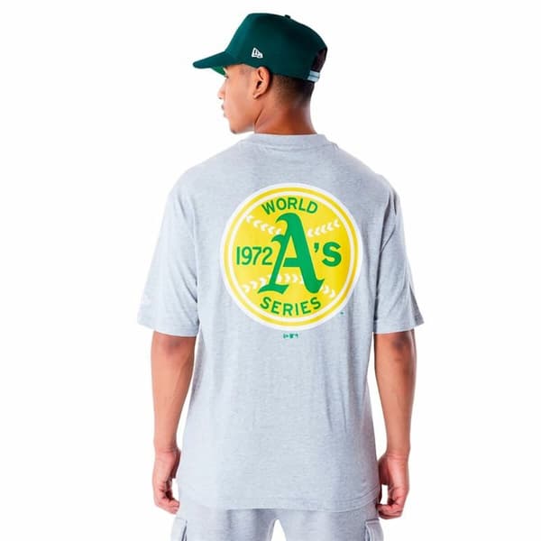 T-shirt med kortärm Herr New Era MLB WORLD SERIES OS Oakland Athletics - M