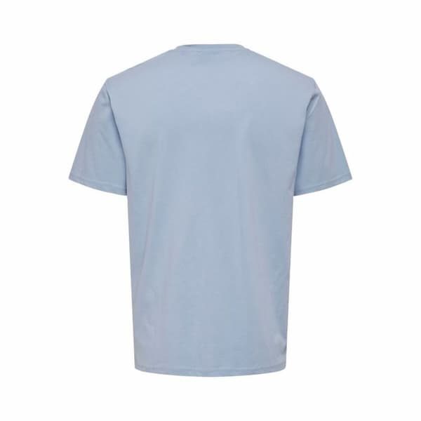 Miesten T-paita Only & Sons Onslevi Life Reg Text Eventide Indigo - M