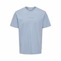 Pikkukuva 1 / 3: Miesten T-paita Only & Sons Onslevi Life Reg Text Eventide Indigo - M