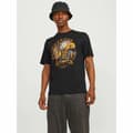 Pikkukuva 2 / 4: Miesten T-paita Jack & Jones skull Rock Crew Musta - L